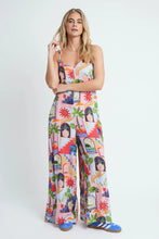 Load image into Gallery viewer, Mediterranean Print Jumpsuit