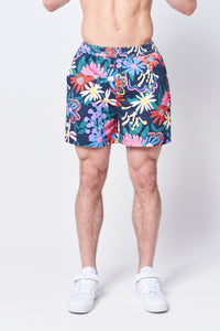 Abstract Flowers Shorts