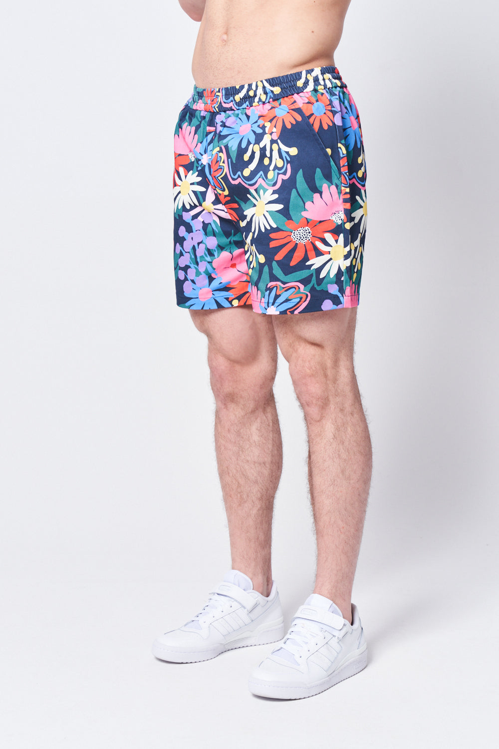 Abstract Flowers Shorts