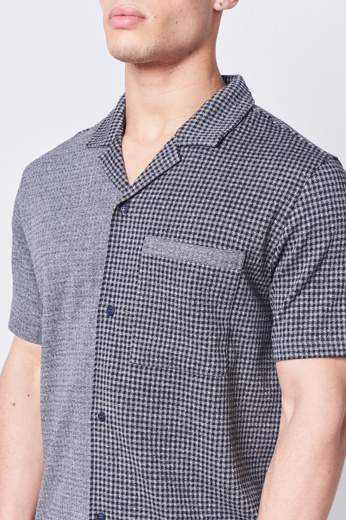 Gingham Split Shirt