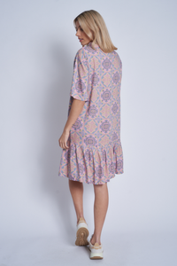 Paisley Print Swing Dress