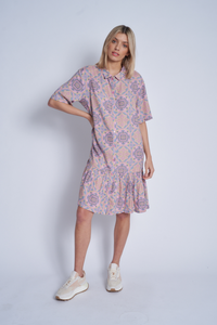 Paisley Print Swing Dress