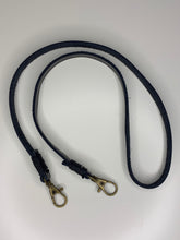 Load image into Gallery viewer, Black Leather Mask Lanyard