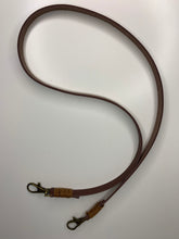 Load image into Gallery viewer, Brown Leather Mask Lanyard