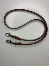 Load image into Gallery viewer, Brown Leather Mask Lanyard