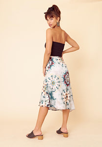 Tie Dye Midi Skirt