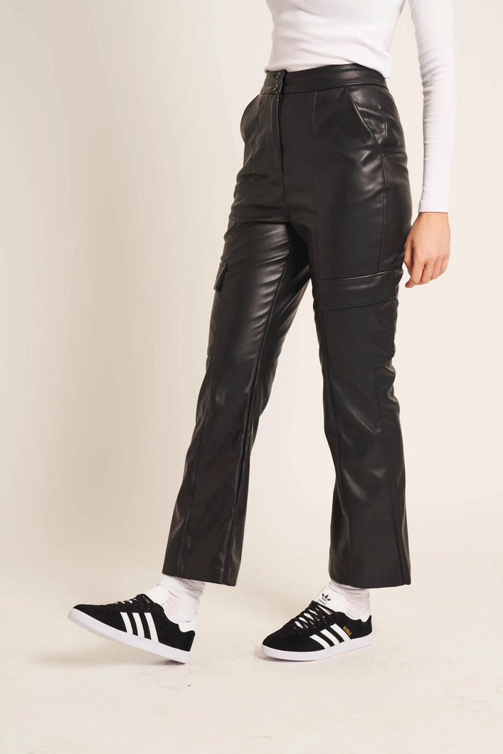 Vegan Leather Trousers