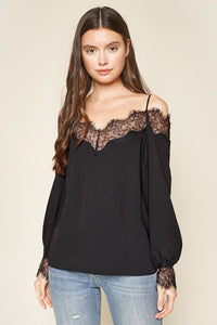 Long Sleeve Lace Top